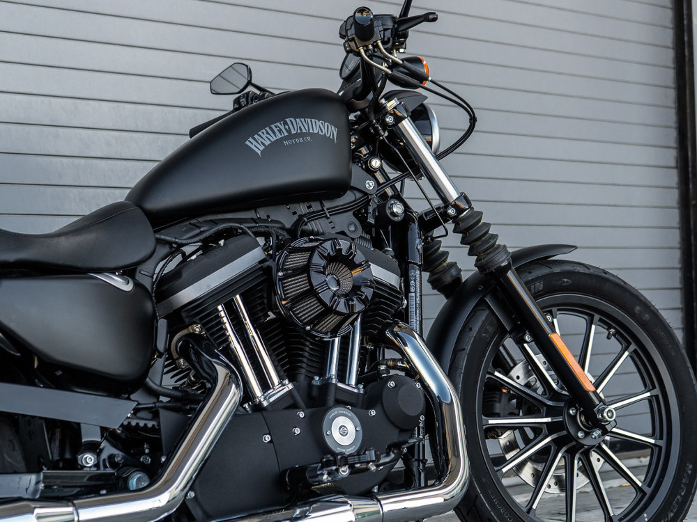 Arlen Ness 10-Gauge Air Cleaner Kit – Black. Fits Touring 2017-2024 & Softail 2018-2024