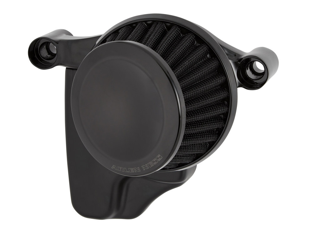 Arlen Ness Mini 22° Air Cleaner Kit – Black. Fits Touring 2017-2024 & Softail 2018-2024