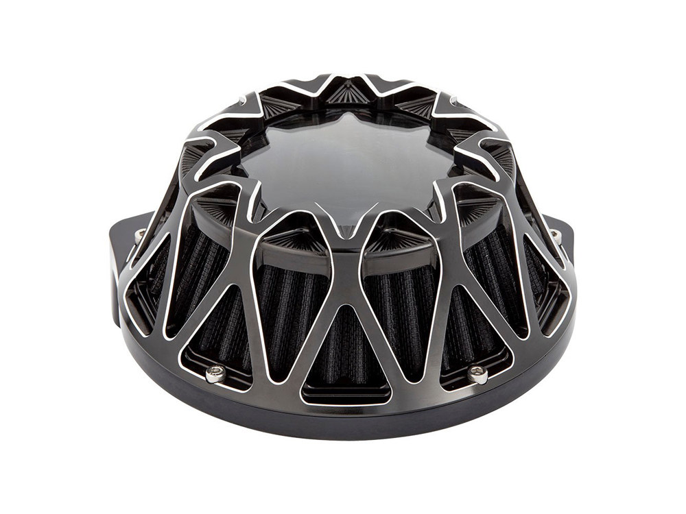 Arlen Ness Crossfire Air Cleaner Kit – Contrast Cut. Fits Touring 2017-2024 & Softail 2018-2024