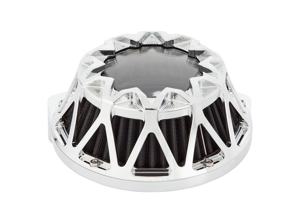 Arlen Ness Crossfire Air Cleaner Kit – Chrome. Fits Touring 2017-2024 & Softail 2018-2024