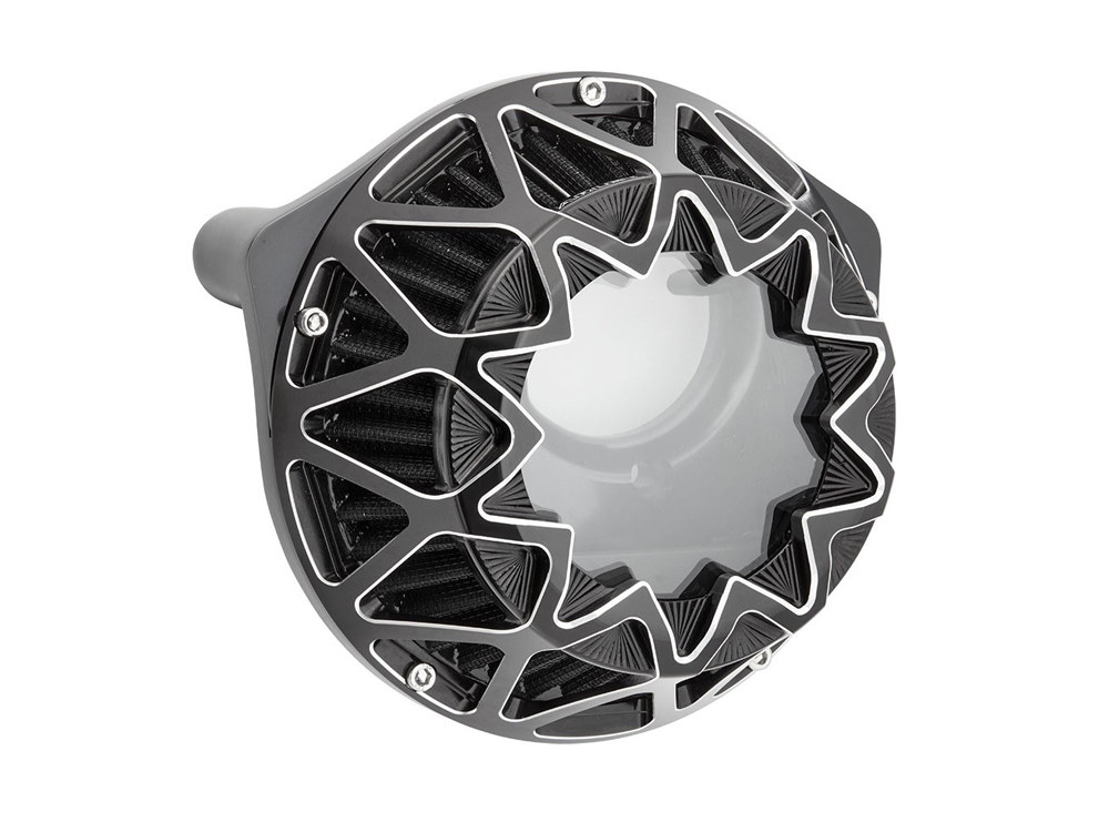 Arlen Ness Crossfire Air Cleaner Kit – Contrast Cut. Fits Sportster 1988-2021.