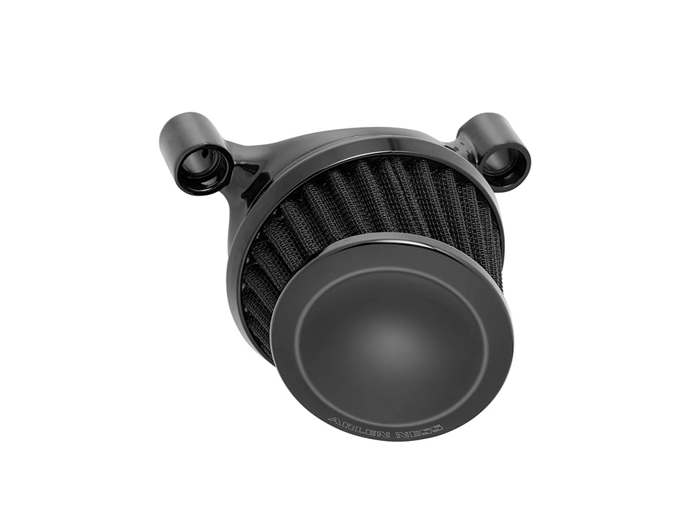 Arlen Ness Mini 22° Air Cleaner Kit – Black. Fits Nightster 975 2022up