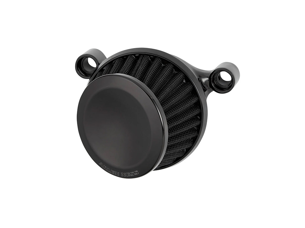 Arlen Ness Mini 22° Air Cleaner Kit – Black. Fits Nightster 975 2022up