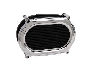 Arlen Ness Stage 2 Oval Performance Air Filter Upgrade Kit – Chrome. Fits Touring 2017-2024 & Softail 2018-2024 with Ventilator/Oval Air Cleaner Arlen Ness Stage 2 Oval Performance Air Filter Upgrade Kit – Chrome. Fits Touring 2017-2024 & Softail 2018-2024 with Ventilator/Oval Air Cleaner