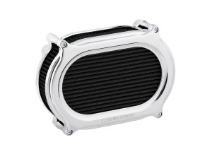 Arlen Ness Stage 2 Oval Performance Air Filter – Chrome. Fits Touring 2017-2024 & Softail 2018-2024 Arlen Ness Stage 2 Oval Performance Air Filter – Chrome. Fits Touring 2017-2024 & Softail 2018-2024