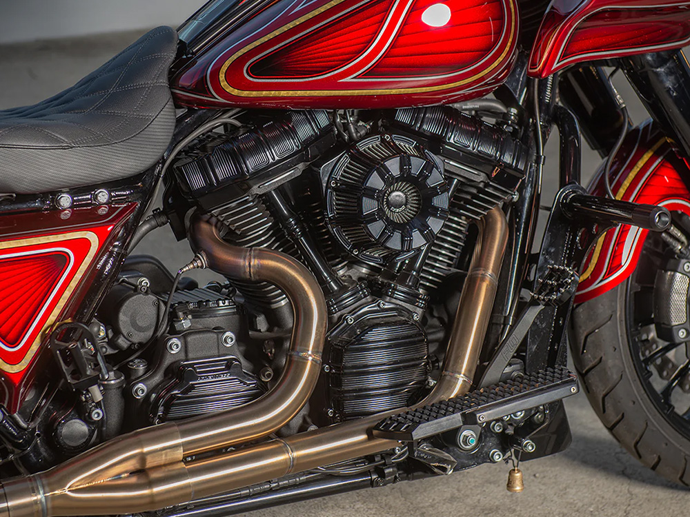 Arlen Ness 10-Gauge Air Cleaner Kit – Black. Fits CVO Touring 2023up, Street Glide & Road Glide 2024up, Touring 2025up & Softail 2025up