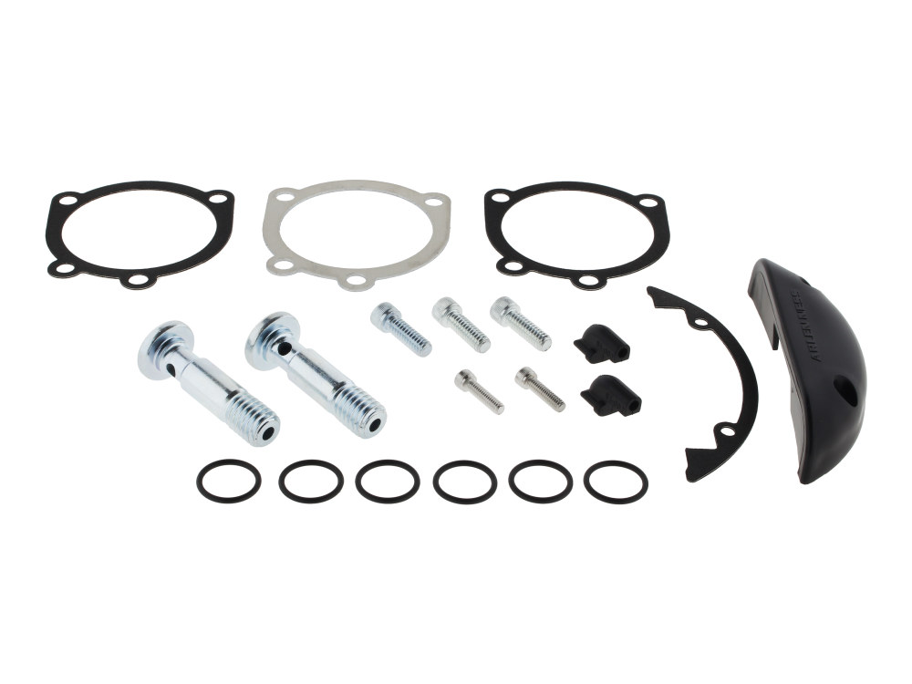 Arlen Ness Inverted Air Cleaner Hardware Kit – Black. Fits Sportster 1988-2021.