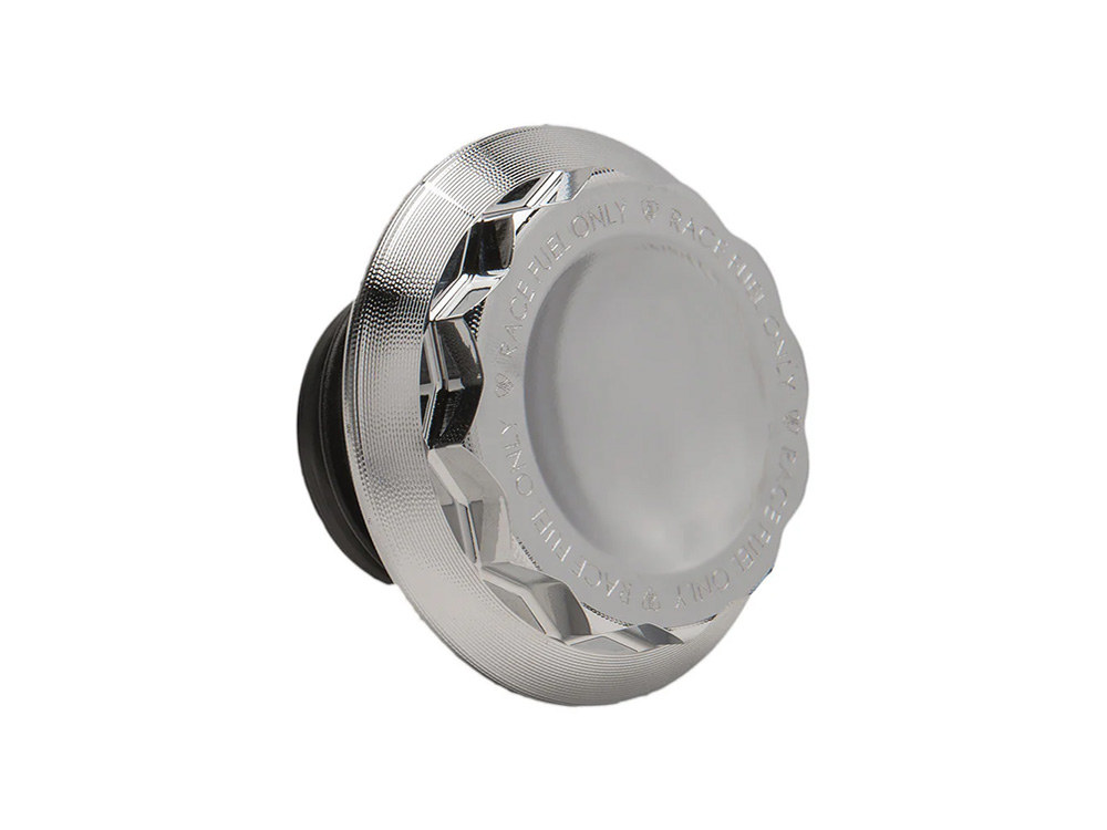 Arlen Ness 12 Point, Right Hand Vented Screw-In Fuel Cap – Chrome. Fits H-D Big Twin 1996up & Sportster 1996-2021