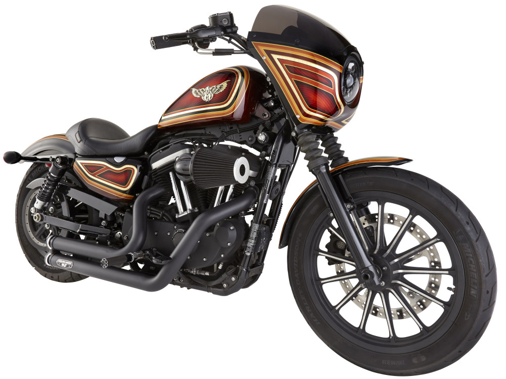 Arlen Ness 90deg Monster Sucker Air Cleaner Kit – Black. Fits Sportster 1991-2021