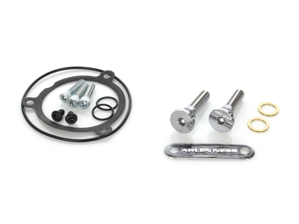 Arlen Ness Velocity 65 Degree Air Cleaner Kit – Black. Fits Touring 2017-2024 & Softail 2018-2024