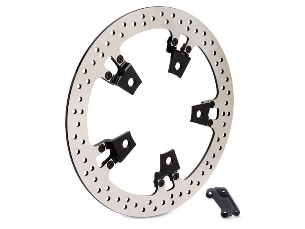 Arlen Ness 14in. Right Hand Front Big Brake Disc Rotor. Fits Touring 2014-2023.