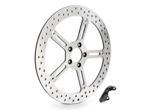 Arlen Ness 15in. Left Hand Front Big Brake Disc Rotor. Fits Softail 2000-2014 & Dyna 2000-2005 Arlen Ness 15in. Left Hand Front Big Brake Disc Rotor. Fits Softail 2000-2014 & Dyna 2000-2005