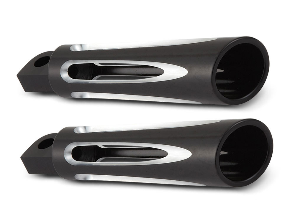 Footpegs; Deep Cut Blk
