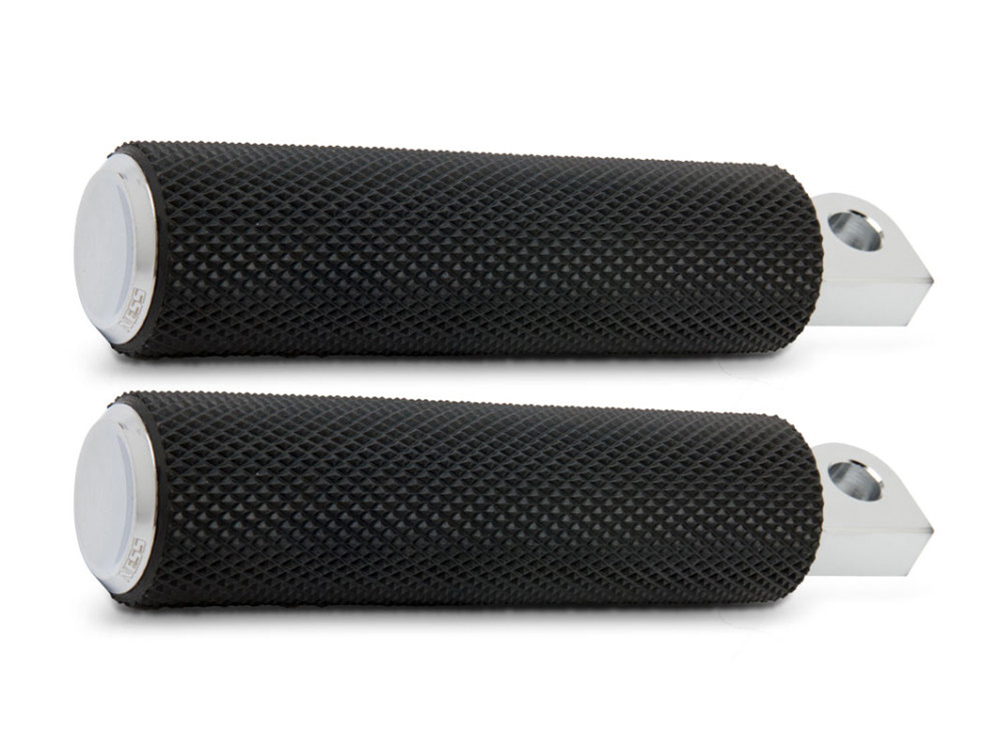 Footpegs; Knurled Fusion Chr