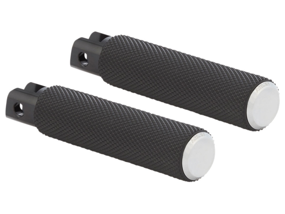 Footpegs; Knurled Fusion Chr