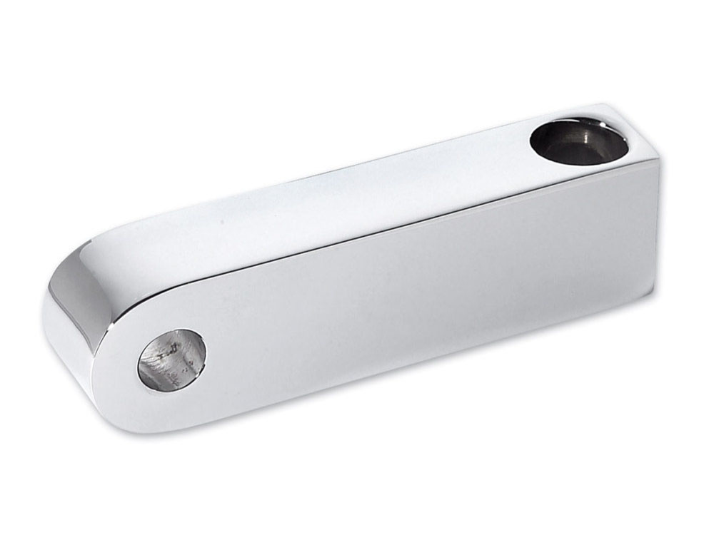 Arlen Ness 2-3/4in. Extended Headlight Mount Block – Chrome.