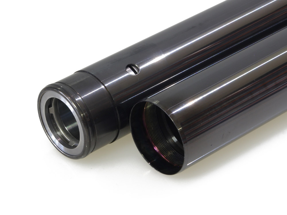 Arlen Ness Fork Tubes – Black. Stock Length. Fits Softail 2018up.