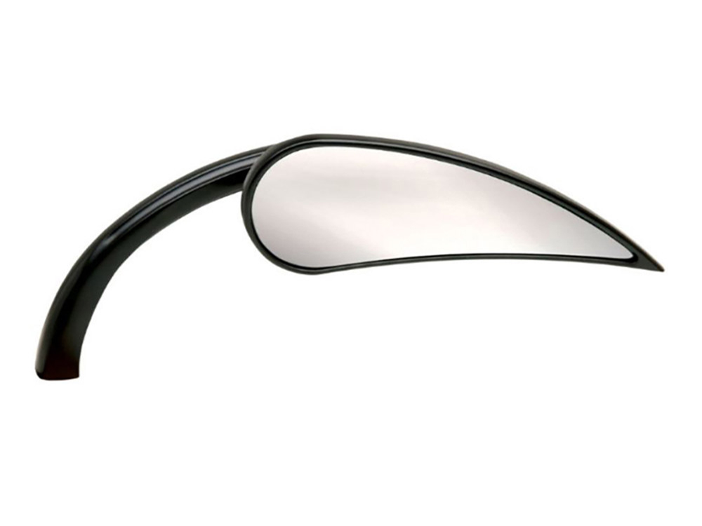 Mirror; Rad II Teardrop RH Blk