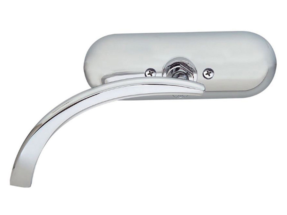 Mirror; Mini Oval LH Chr