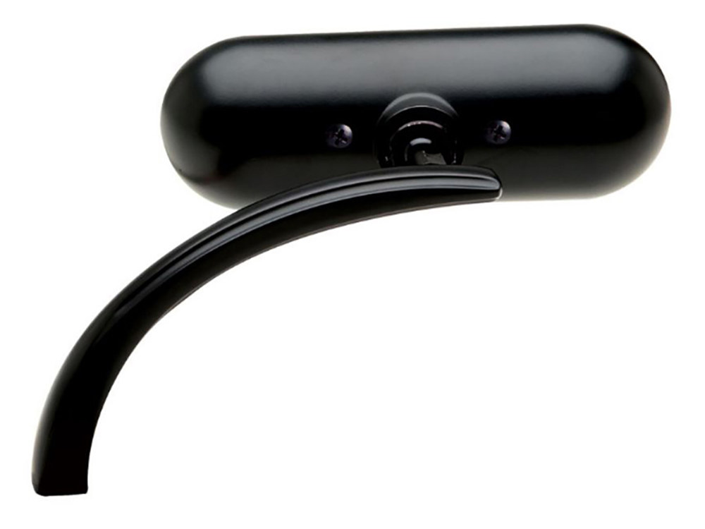 Mirror; Mini Oval LH Blk
