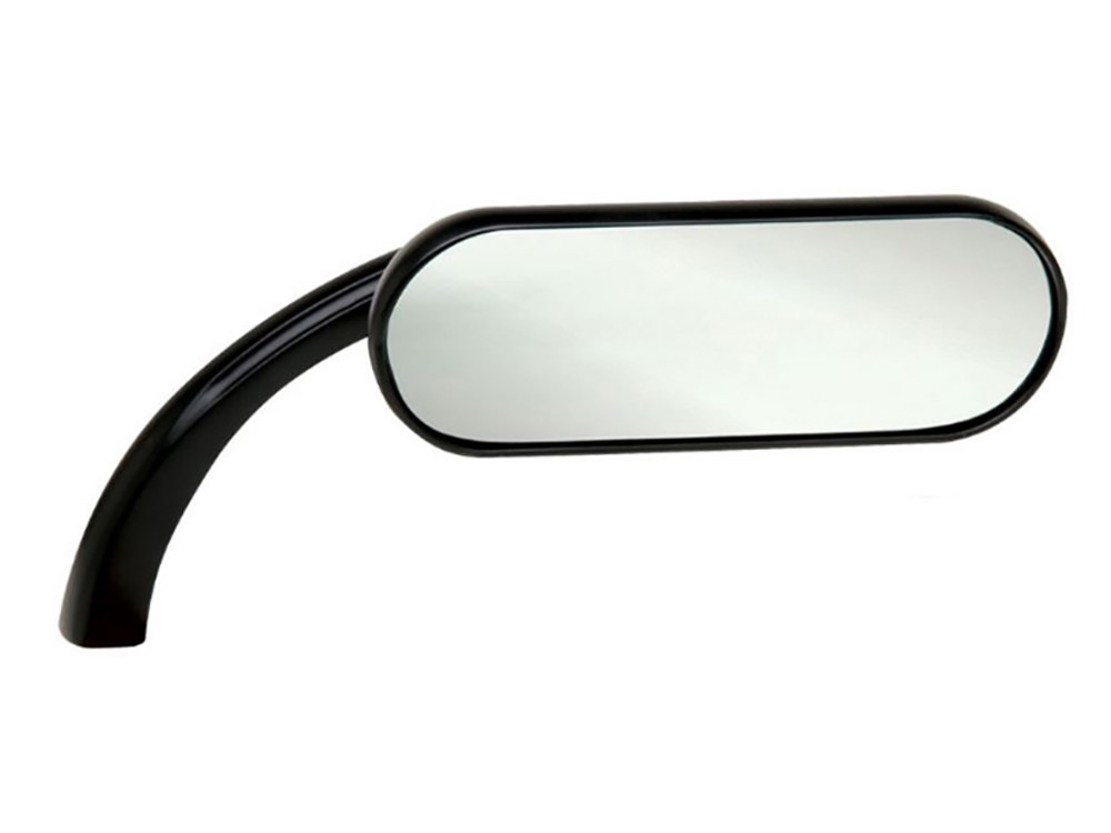 Mirror; Mini Oval RH Blk
