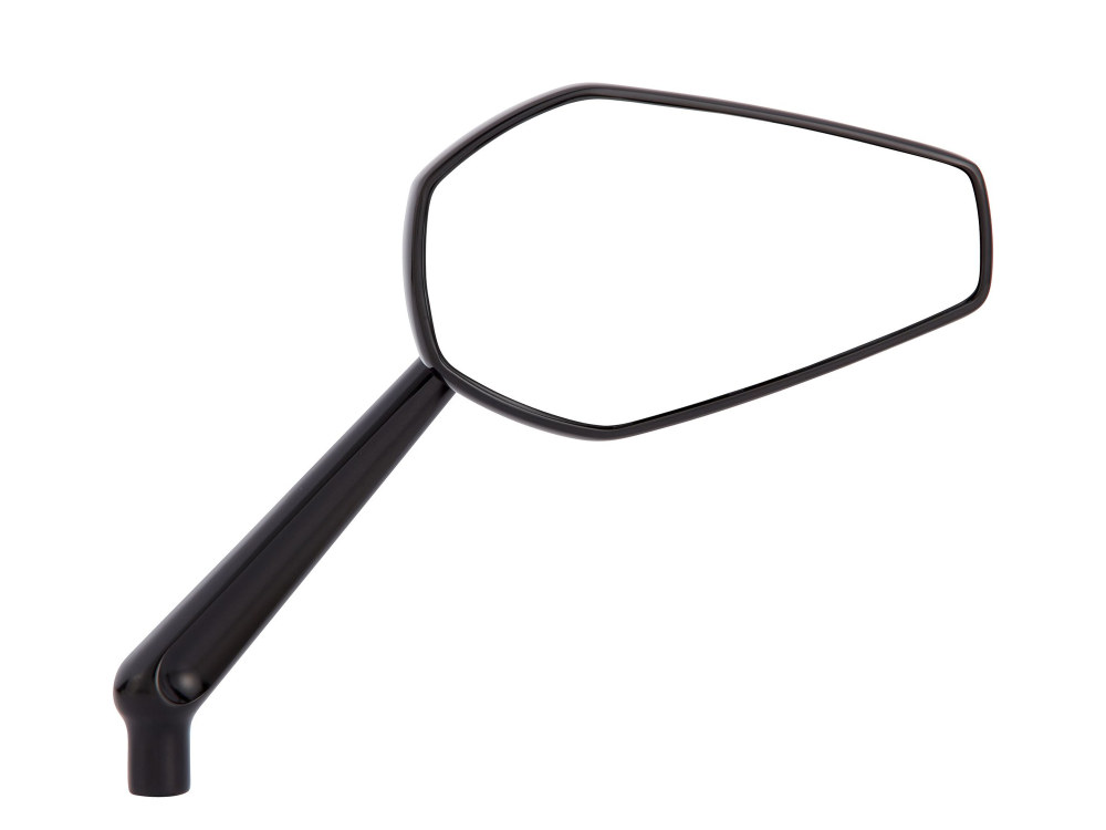 Arlen Ness Mini Stocker Forged Mirror – Black. Fits Left.