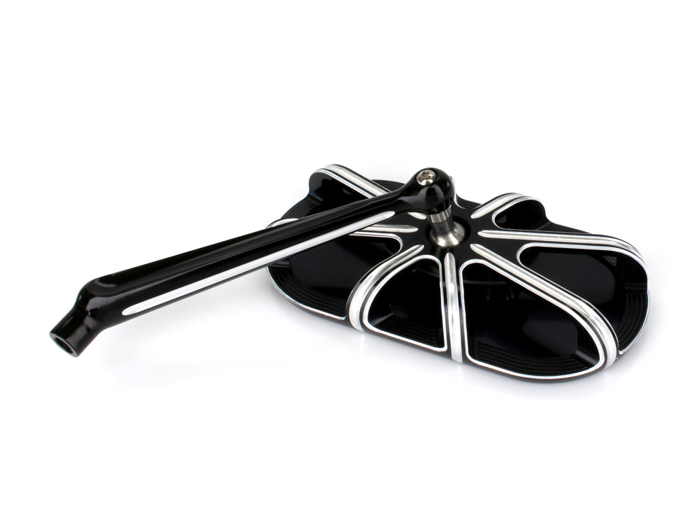 Mirror; 10-Gauge LH Blk