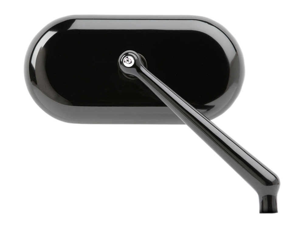 Mirror; Forged Oval RH Blk