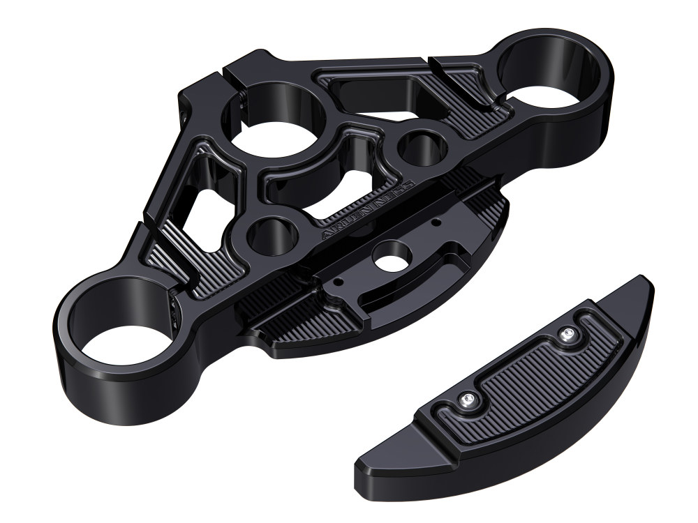 Arlen Ness Method Top Triple Tree – Black. Fits Road Glide 2015-2023