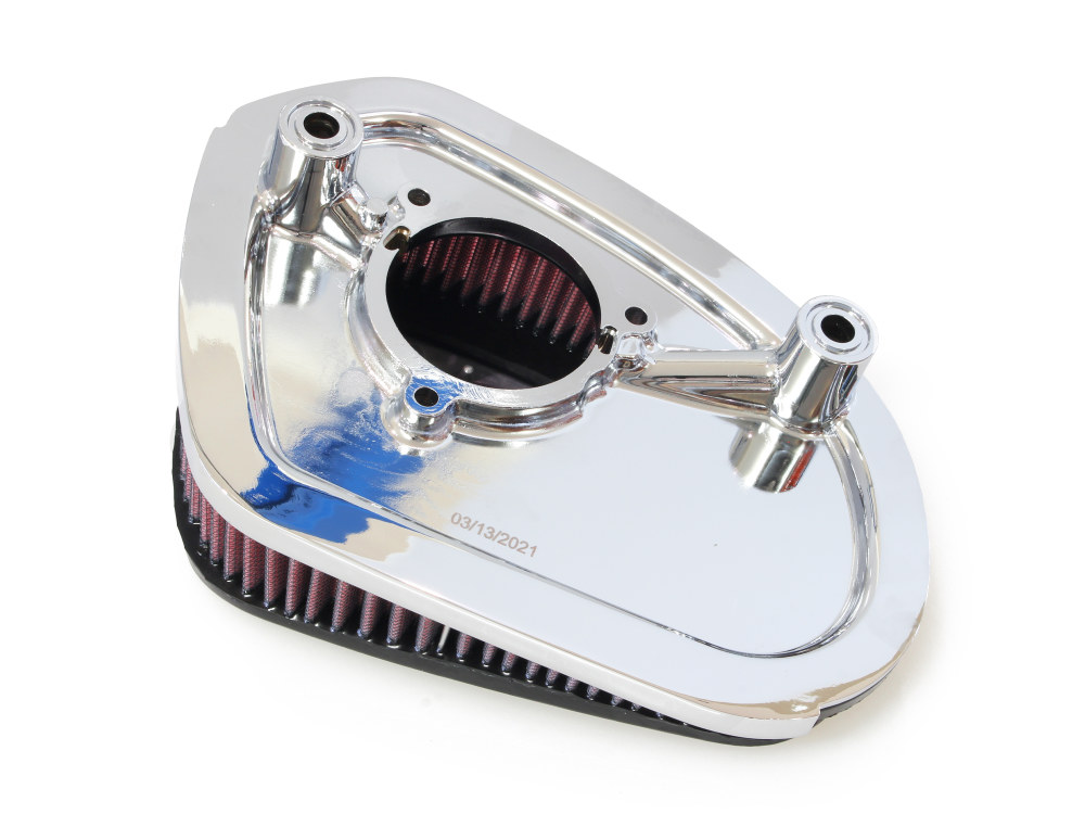Arlen Ness Stage 1 Big Sucker Air Cleaner Kit – Chrome. Fits Touring 2017-2023