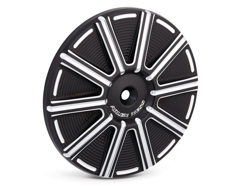 Arlen Ness Deep Cut Stage 1 Big Sucker Cover – Black.