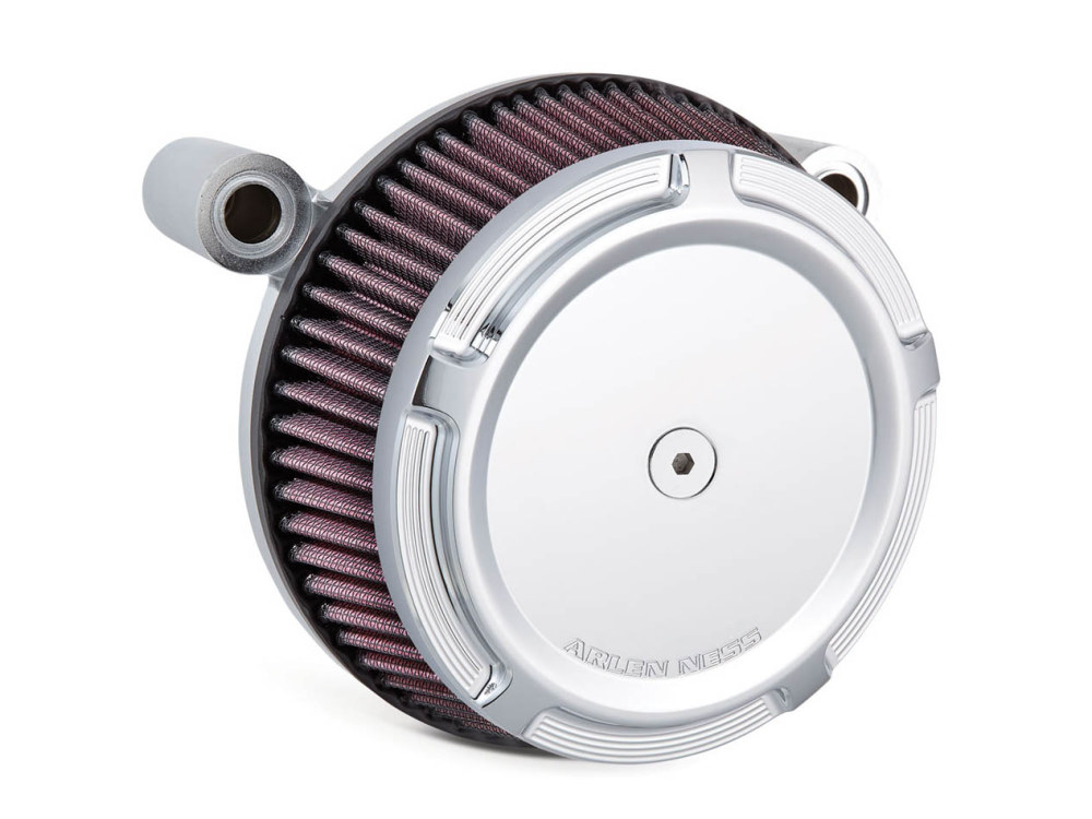 Arlen Ness Beveled Stage 1 Big Sucker Cover – Chrome.