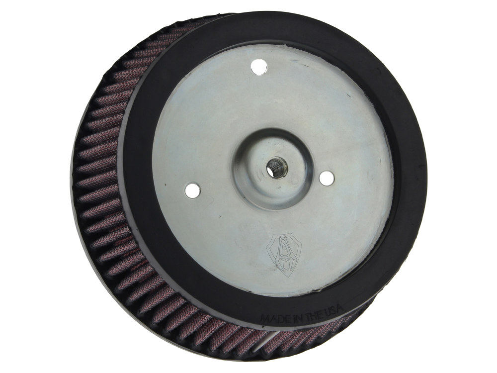 Arlen Ness Air Filter Element. Fits Twin Cam 1999-2017, Evo Big Twin 1993-1999 & Sportster 1988up with Round Cover.