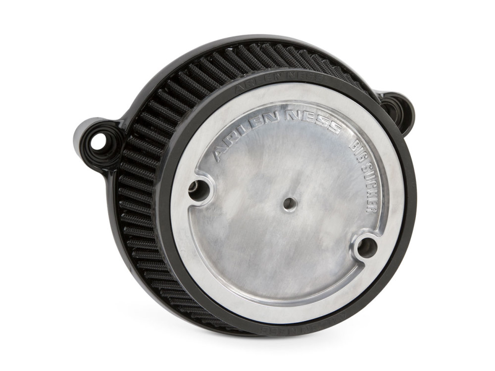 Arlen Ness Stage 1 Big Sucker Air Cleaner Kit – Black. Fits Touring 2017-2024 & Softail 2018-2024