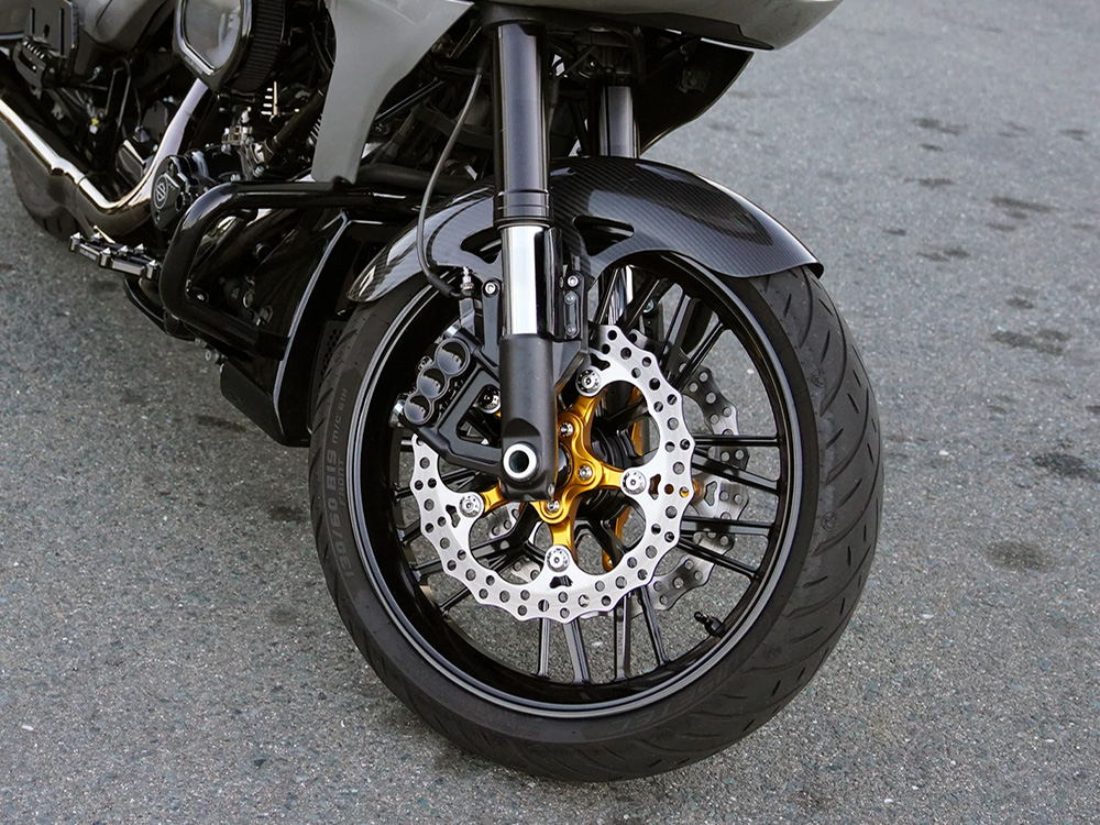 Arlen Ness Pro Sport Front Fender – Carbon Fibre. Fits Most Touring 2014-2023 with 19in. Front Wheel.