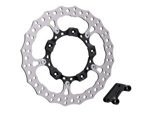 Arlen Ness 14in. Right Hand Front Jagged Big Brake Disc Rotor – Black. Fits Most Touring 2008-2024 Arlen Ness 14in. Right Hand Front Jagged Big Brake Disc Rotor – Black. Fits Most Touring 2008-2024
