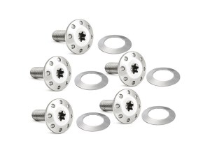 Arlen Ness Titanium Holeshot Front Brake Rotor Bolts – Polished. Fits Street Glide & Road Glide 2024up with Spoke Mounted Disc, Sportster S 2021up & Pan America 2021up with Cast Mag Wheel Arlen Ness Titanium Holeshot Front Brake Rotor Bolts – Polished. Fits Street Glide & Road Glide 2024up with Spoke Mounted Disc, Sportster S 2021up & Pan America 2021up with Cast Mag Wheel