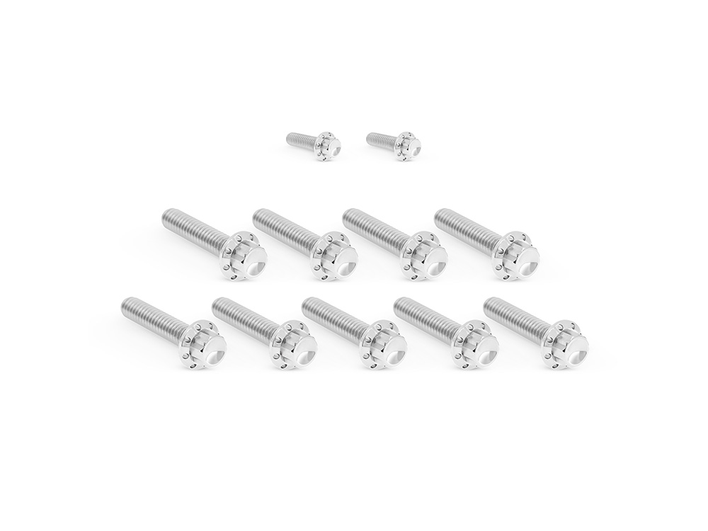Cam Cvr Bolts; Polished FLH%2717-24 &