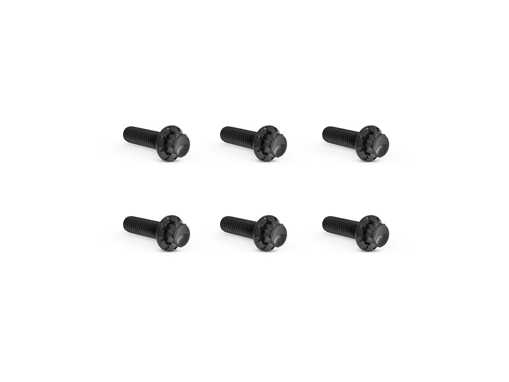 Trans Top Cvr Bolts; Blk FXD%2706-17,
