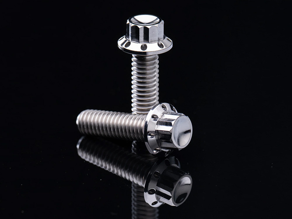 Arlen Ness Titanium 12-Point Transmission Side Cover Bolt Kit – Polished. Fits Touring 2017up with Cable Clutch & Softail 2018up