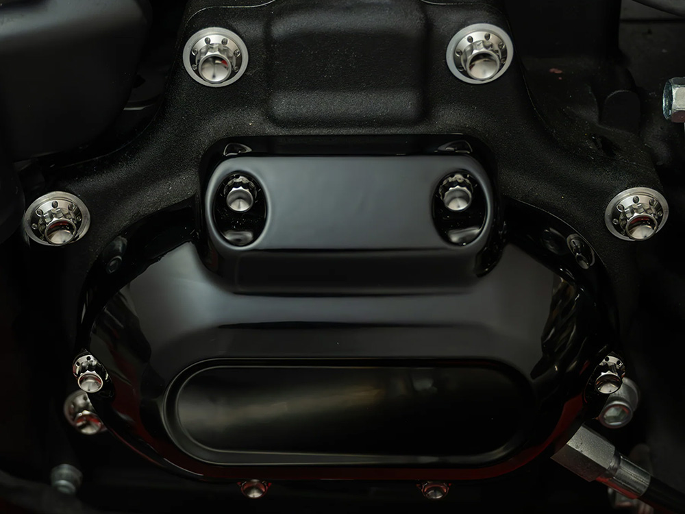 Arlen Ness Titanium 12-Point Transmission Side Cover Bolt Kit – Polished. Fits Touring 2007-2016, Softail 2007-2017 & Dyna 2006-2017