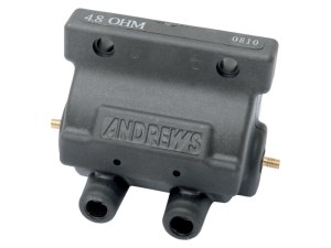 Andrews Products Ignition Coil – Black. Fits Big Twin & Sportster 1965-1998 with Points. Andrews Products Ignition Coil – Black. Fits Big Twin & Sportster 1965-1998 with Points.