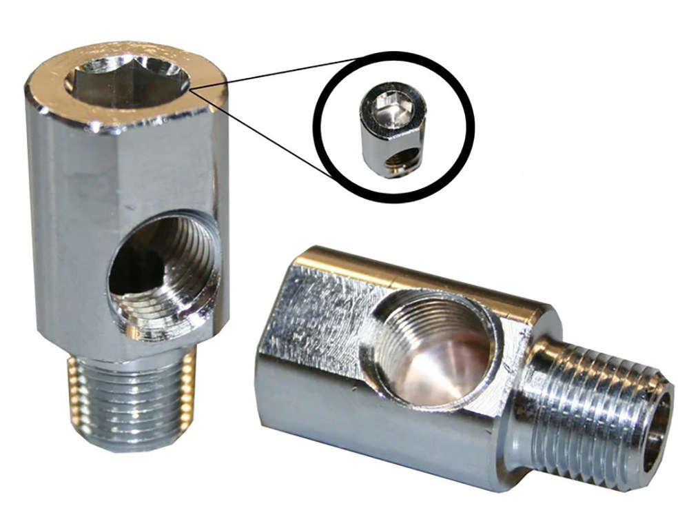 Oil Fitting; 90deg Elbow 1/8