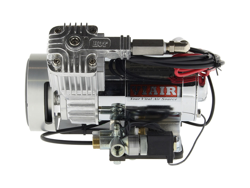 Arnott Motorcycle Air Suspension Compressor Assembly. Fits Softail 2018up.
