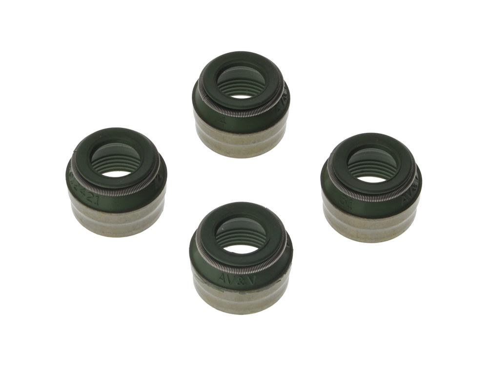 AVV Viton Style Valve Guide Seals Fits Big Twin 1984-2004, Sportster & Buell 1986-2003.