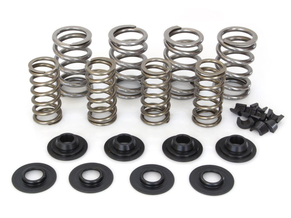 AVV Valve Spring Kit. Fits Big Twin 1984-2004, Sportster & Buell 1986-2003. Steel Double Springs with .600in. Lift.