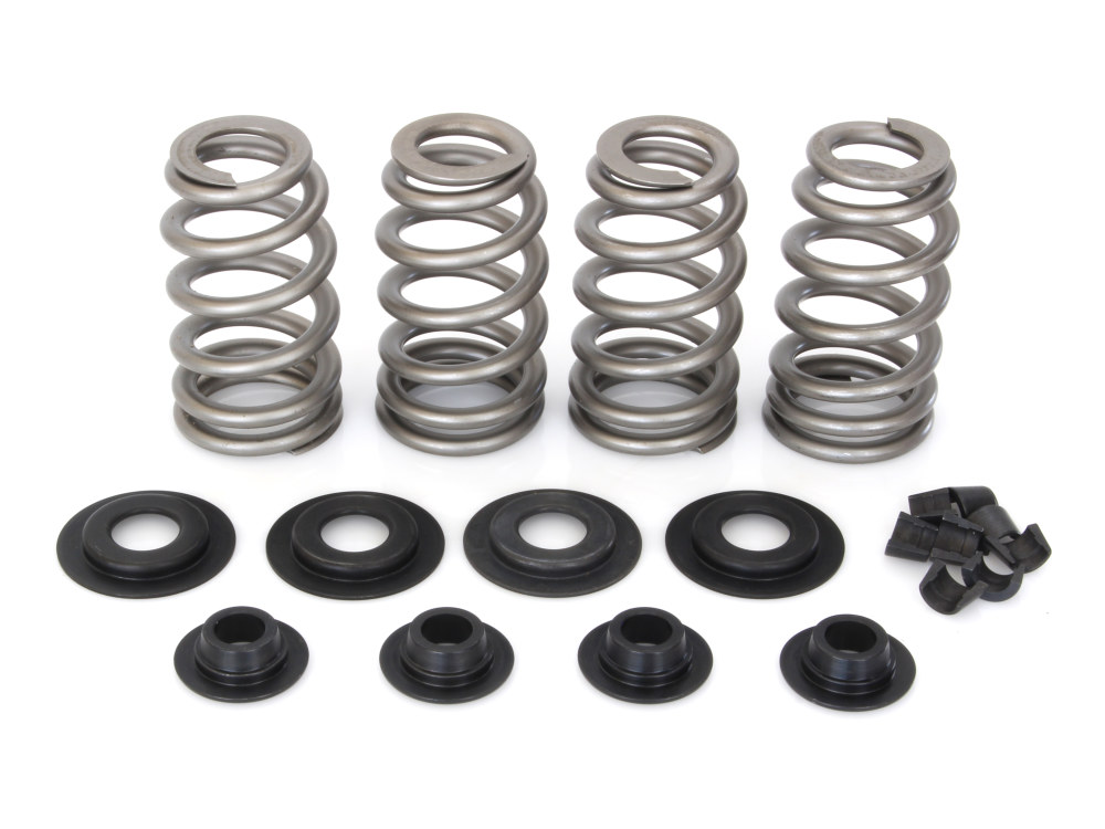 AVV Valve Spring Kit. Fits Big Twin 1984-2004, Sportster & Buell 1986-2003. Beehive Springs with .650in. Lift.