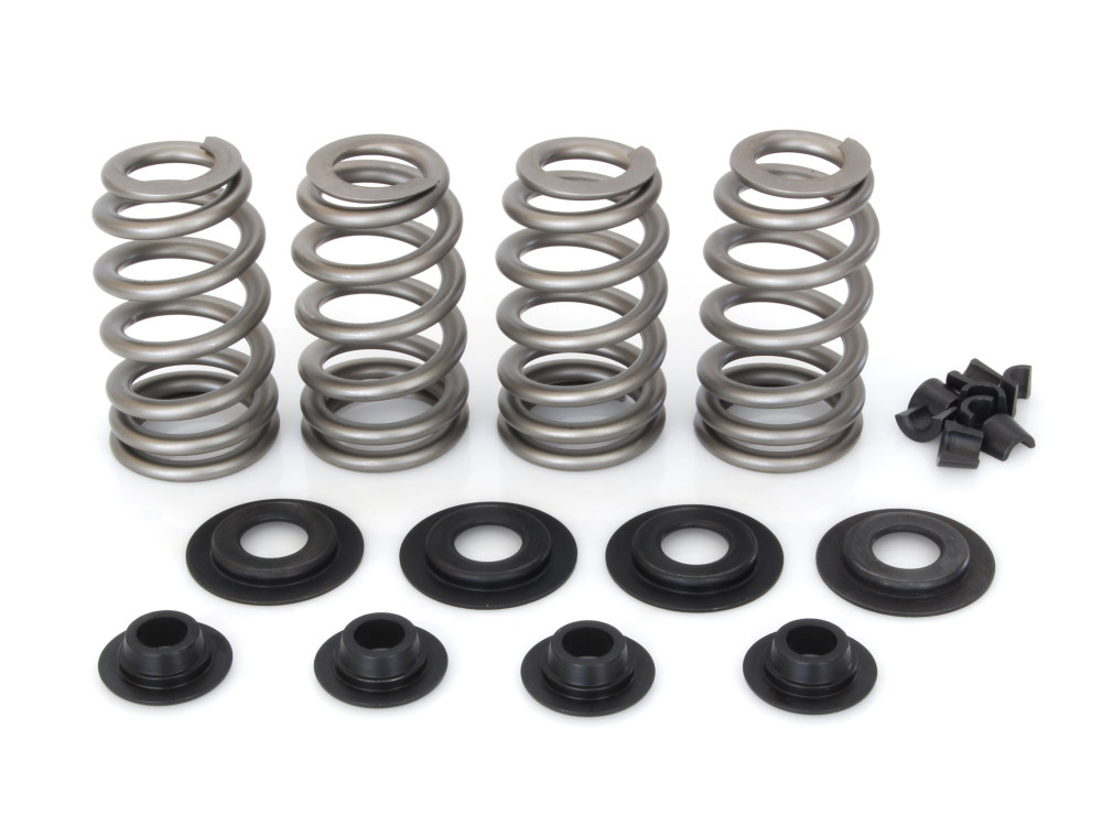 AVV Valve Spring Kit. Fits Twin Cam 2005-2017, Sportster 2004up. Beehive Springs with .650in. Lift.