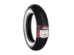 Avon Tyres Avon Cobra Chrome 16in. Whitewall Front Tyre. 150/80-R16 AV91. Avon Tyres Avon Cobra Chrome 16in. Whitewall Front Tyre. 150/80-R16 AV91.