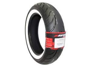 Avon Tyres Avon Cobra Chrome 16in. Whitewall Rear Tyre. 180/65-B16 AV92 WW. Avon Tyres Avon Cobra Chrome 16in. Whitewall Rear Tyre. 180/65-B16 AV92 WW.